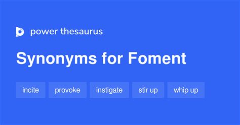 foments synonym.